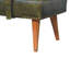 Banc en bois massif avec garniture cloutée-1441416906