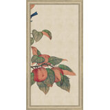 Birds and Fruit Triptych 3' Framed Graphic Art Print on Glass