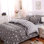 Sateen Geometric Shapes Duvet Cover