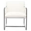 Fauteuil rembourré suspendu, blanc, coussins en mousse confortables, structure en métal robuste, pour le salon, la chambre à coucher, balcon 2 avec mousse, chambre à coucher