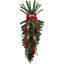 Bobines de ruban d'artisanat de Noël câblées rouges et dorées Club 2,5 po x 120 verges