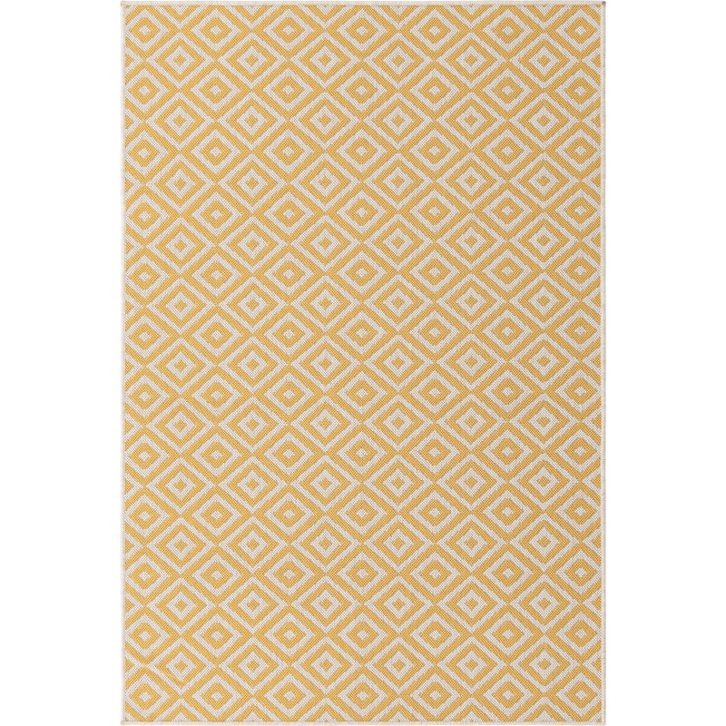 Outdoor Destiny Area Rug Clay Color, Rectangle 4' x 6'