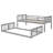Twin Size Solid Wood Low Bunk Bed-1368673453