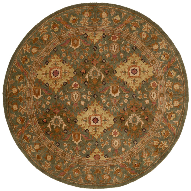 Dunbar Hand Tufted Wool Oriental Rug, Round 3'6"