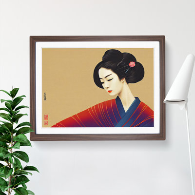 Victorious Geisha - Framed Print