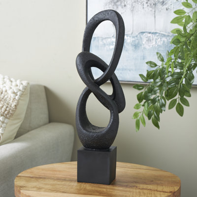 Sculpture Cole and Grey Polystone