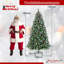 Lighted Artificial Pine Christmas Tree-586687458