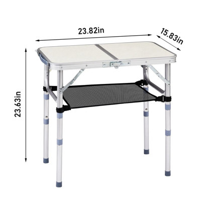 Outdoor Picnic Table , 23.82 " W 15.83 " D