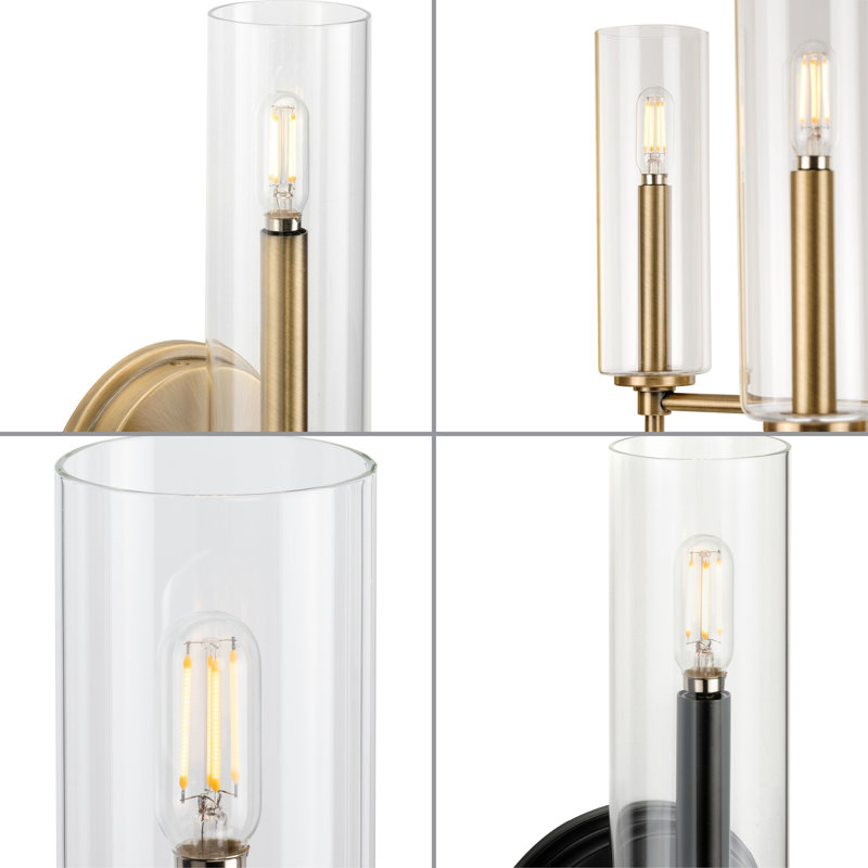 8.75'' H x 3'' W Glass Wall Sconce Shade
