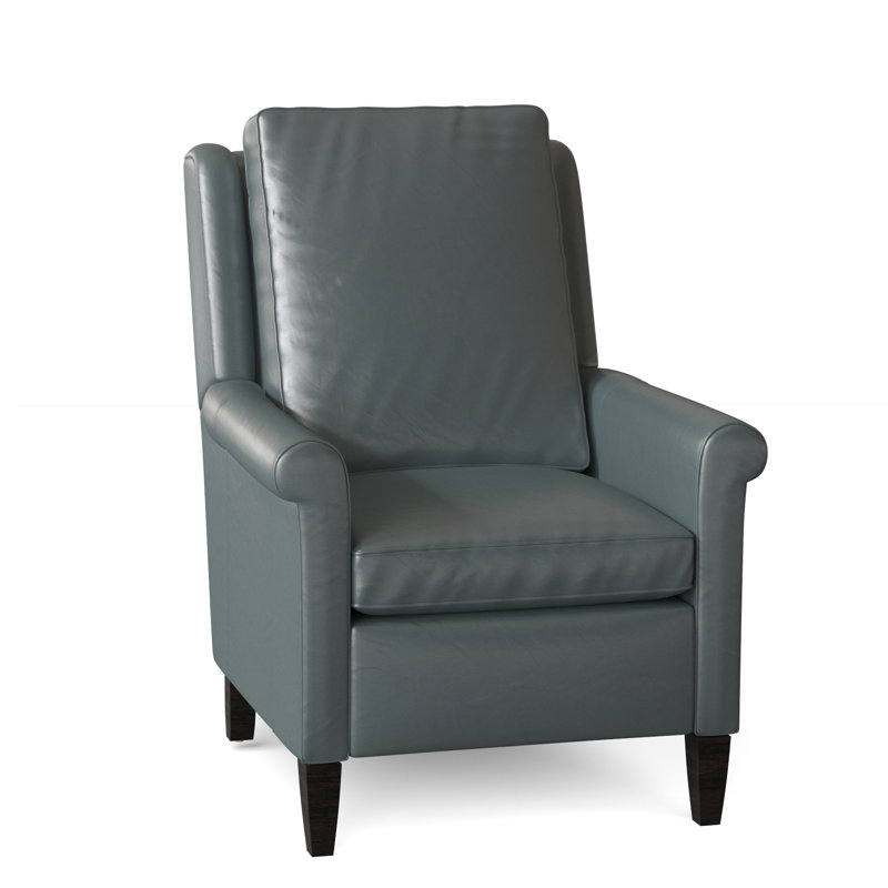 Timber Recliner, Anilina Cacao Genuine Leather, Cobblestone, Power