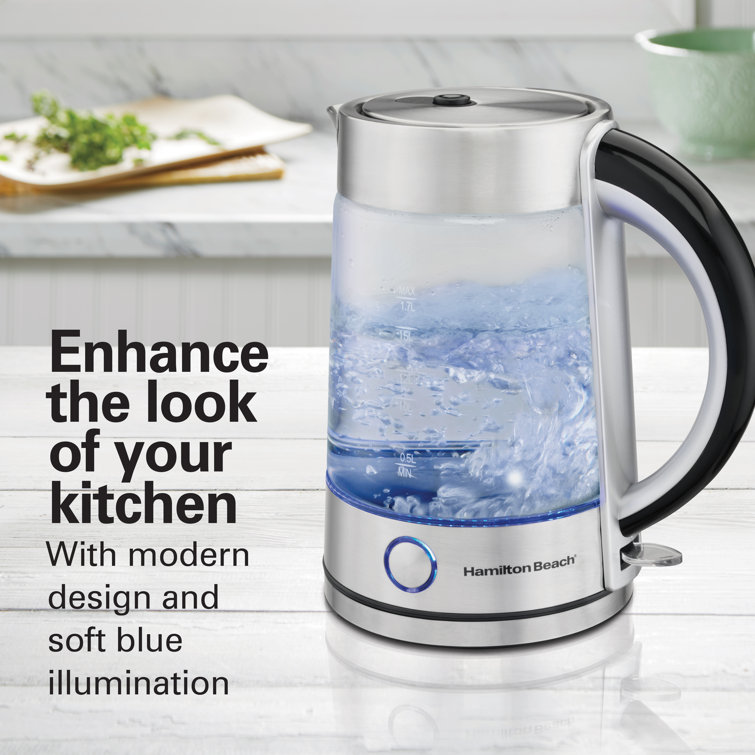 Stainless Steel Hamilton Beach 40867 Hamilton Beach Litre Glass