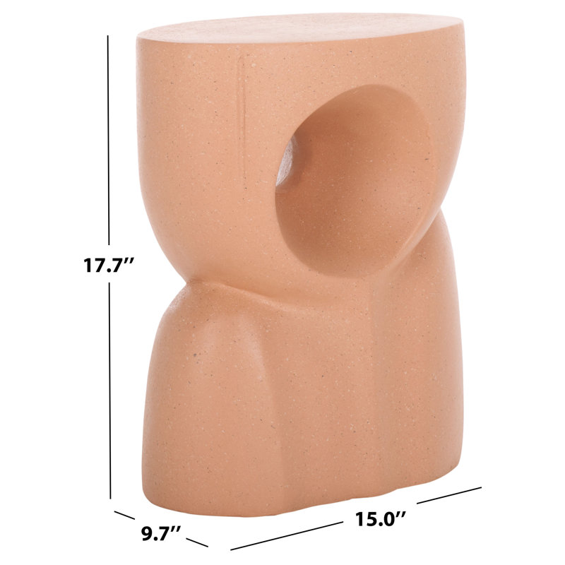 Table d'appoint Abbi, Terre cuite