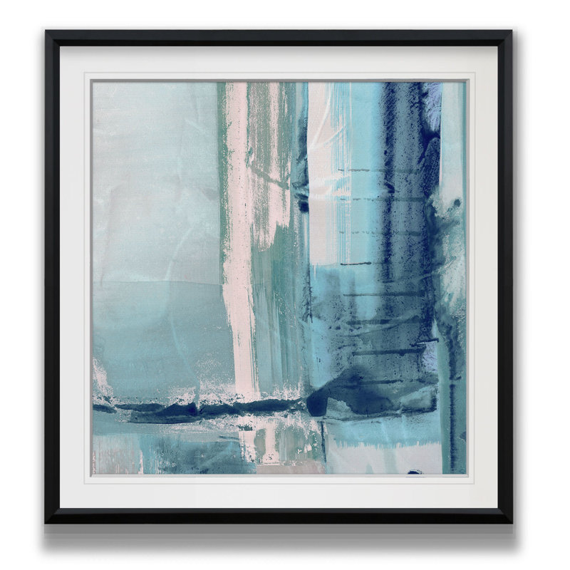 Miss the Sea I - reproduction de cadre photo, H 17,5 po x l 17,5 po x P 1,5 po, Cadre en plastique noir