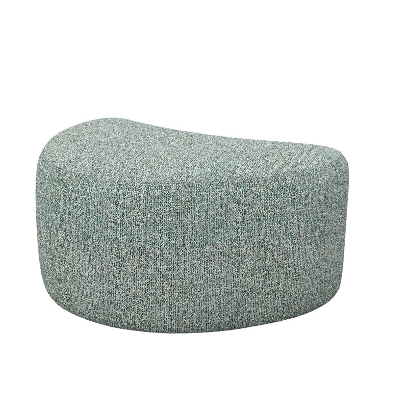 Carlisle Wedge Pouf, Pool Rayon/Viscose