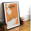 Galway City Map - No Frame Print-835062251