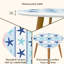 Ensemble de 2 tables basses gigognes Triangle