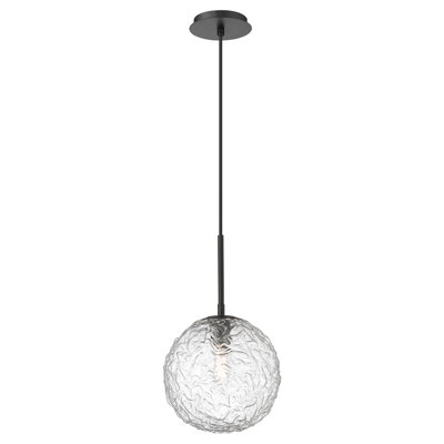 Barrington - 1 Light 10" Cord Hung Mini Pendant - Bulb Not Included -  Satin Nickel Finish