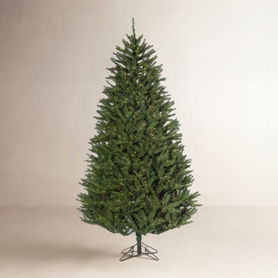 White 7.5' Pre-Lit Pine Christmas Tree (713)