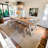 Rectangular Solid Wood Dining Tables-935860044