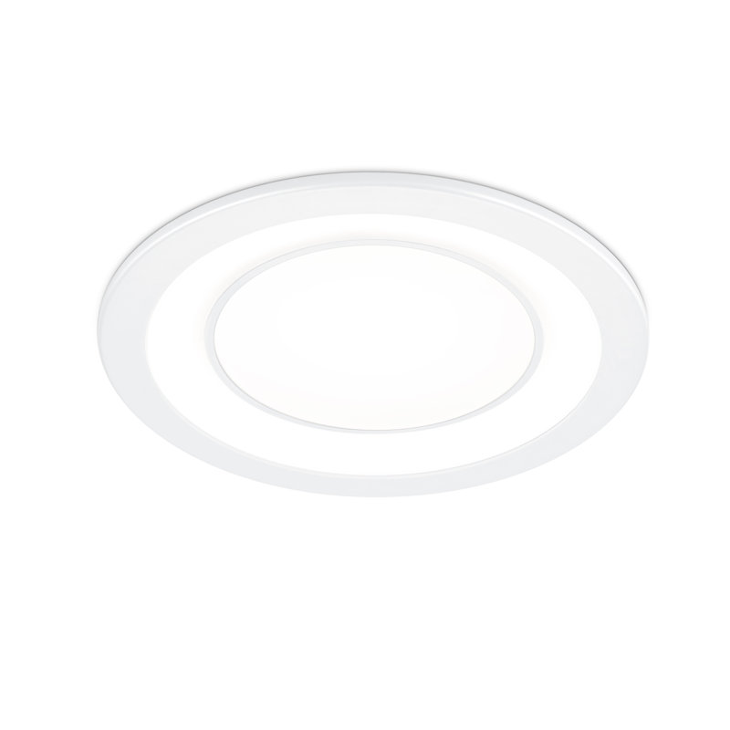 5" LED Recessed Lighting Kit, Matte White