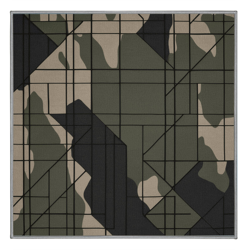 Horizon Strike Rug, Square 5'
