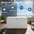 120 Gallon Waterproof Large Resin Deck Box Indoor Outdoor, Lockable Storage Container for Patio Furniture Tools, Waterproof Deck Box with Hydraulic Rod Patio Storage Bin for Pool Garden, White-122911339