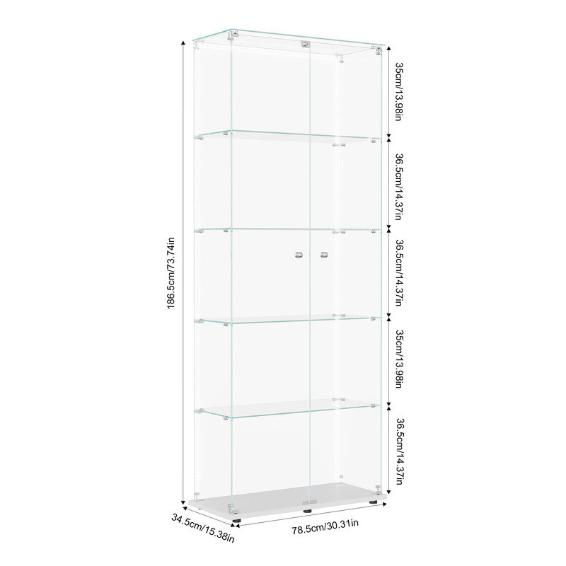 Display Cabinet, White