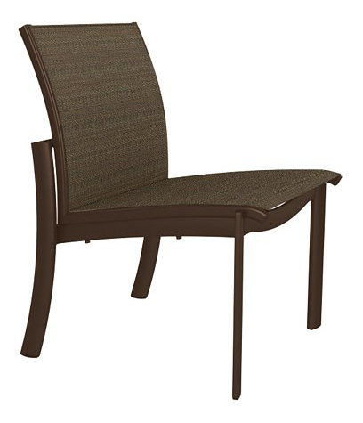Kor Outdoor Dining Side Chair, Sparkling Water, Greco