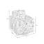 Fauteuil rembourré pivotant-1414379556