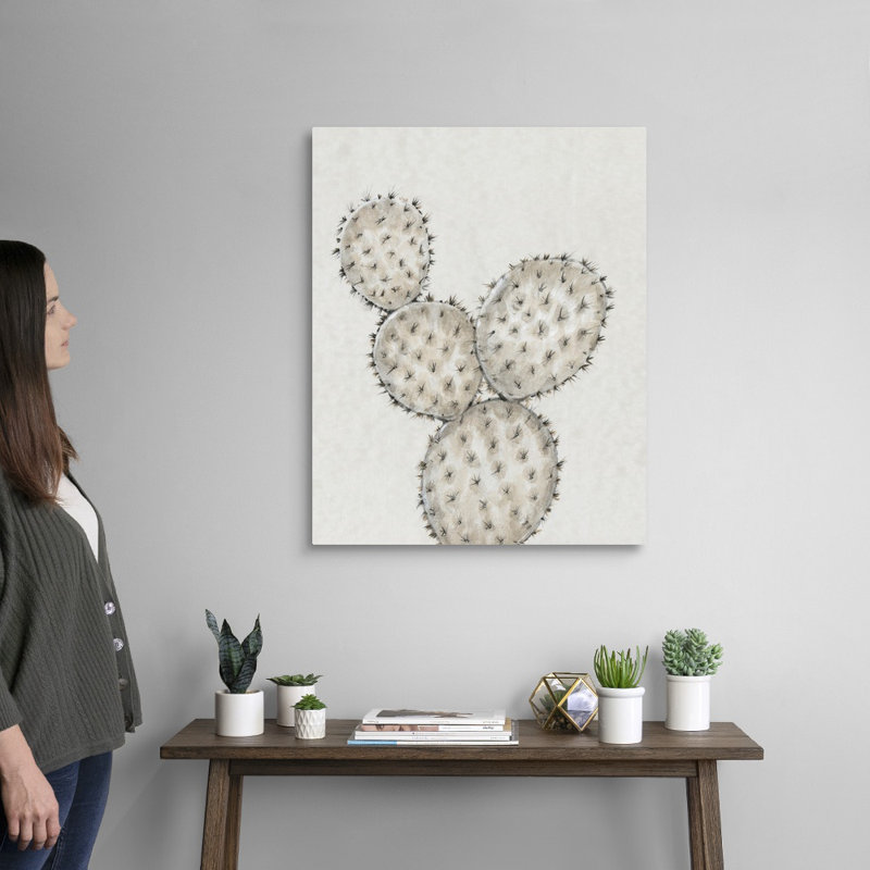 «Cactus Study IV» par Timothy O 'Toole - reproduction d'art sur toile, H 30 po x l 24 po x P 1,25 po, Toile tendue