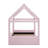 Full Size Upholstered House Daybed With LED Light Strips-1333696212