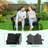 HDPE 49'' Double Folding Adirondack Chair Bench-1800254084
