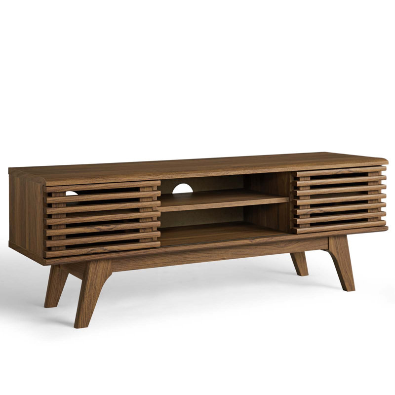 Modway Render 46" Media Console TV Stand, Walnut