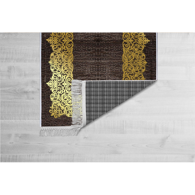 Luxurious Hall Carpet, 100% Velvet Fabric, 39.4 x 59.1 inches | Non-Slip Cotton Sole, 0.4 in Pile Height | Antibacterial, Machine Washable | 3D Digital Printing, Elegant Design for Home Décor & Comfort