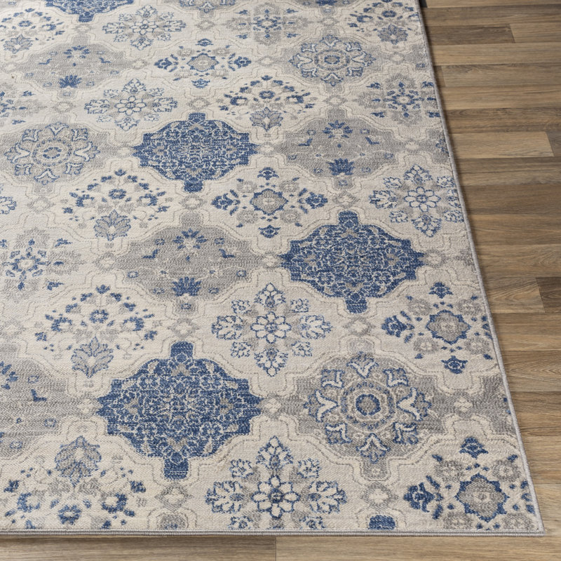 Swaney Oriental Indoor Rug, Rectangle 4'3" x 5'11"