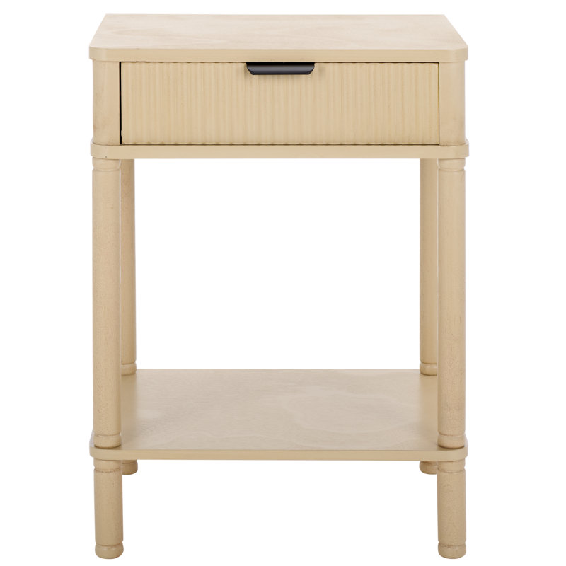 Remo 1 Drawer Accent Table, Natural
