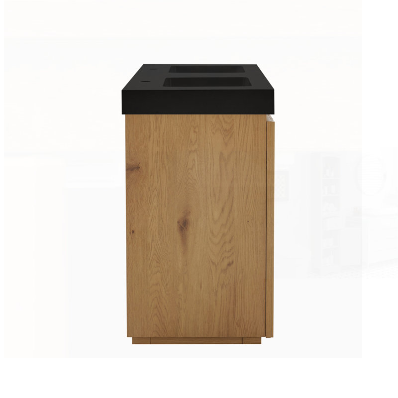 Meuble-lavabo avec lavabo Knotty Oak