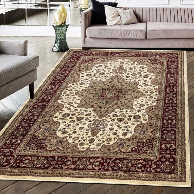 Geometric Indoor / Outdoor Area Rug, Rectangle 80 x 150 cm