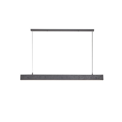 1-Light Shaded LED Linear Chandelier