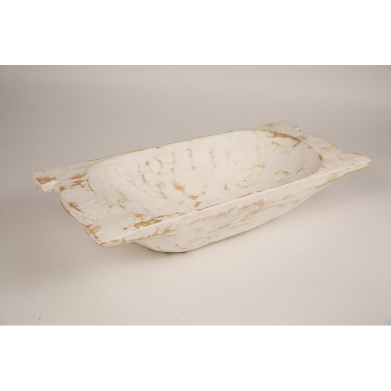 Bol décoratif Bober, Blanc