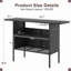 Table de bar en osier-66805189
