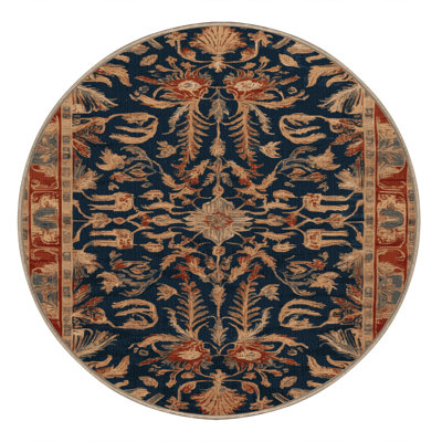 Machine Washable Art Deco Brown Area Rug