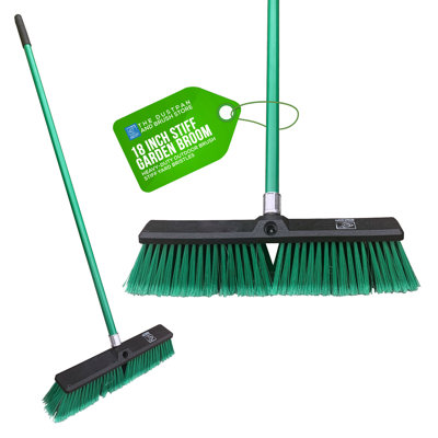 Adjustable Push Brooms with Replaceable Head