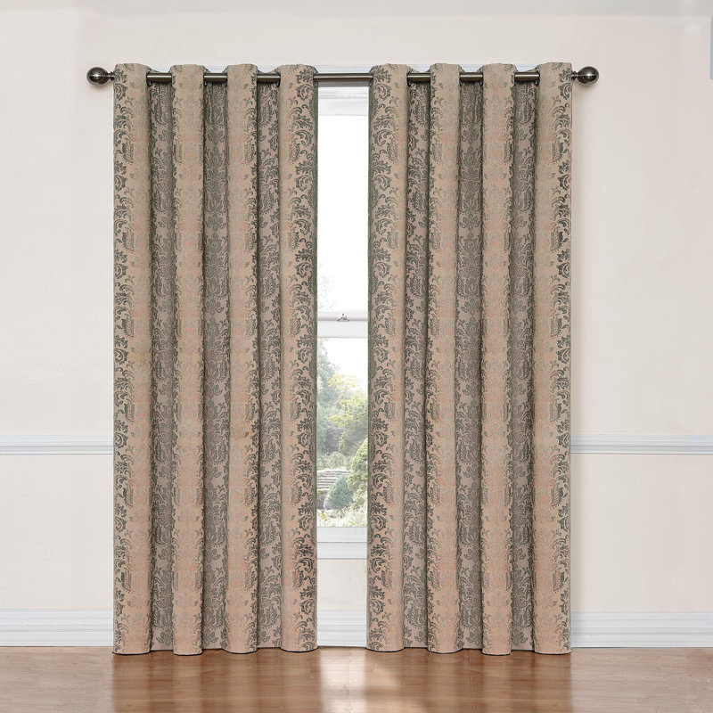 Curtain Single Panel, Linen, 52" W x 63" L