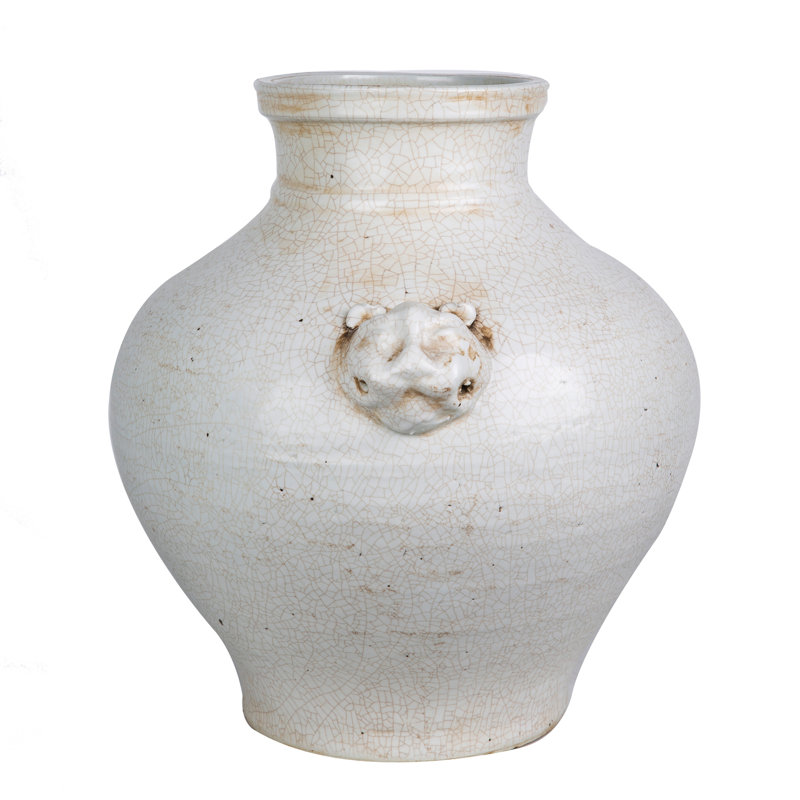 Handmade Table Vase, White