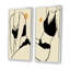 Silhouette monochrome de jeune femme I - ensemble de 2 impressions-1306993436-1306993431