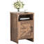 Farmhouse Nightstand with Storage Shelves Bedside Tables End Table for Bedroom Modern Wood Side Table Living Room-114220786