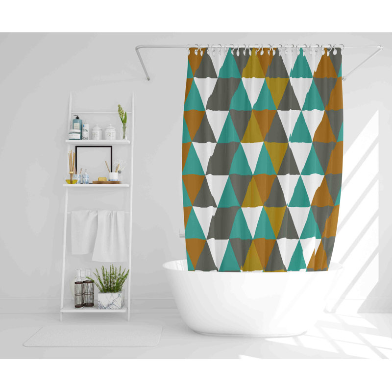 Westview Polyester Shower Curtain, 168cm H x 168cm W