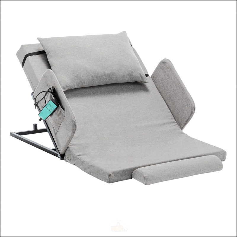 Electric Adjustable Bed Backrest With Safety Rails