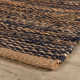 Striped Blue/Natural Handwoven Jute Rug